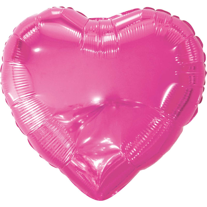 18" Dark Pink Heart | 1ct