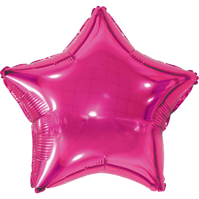 18" Dark Pink Star | 1ct