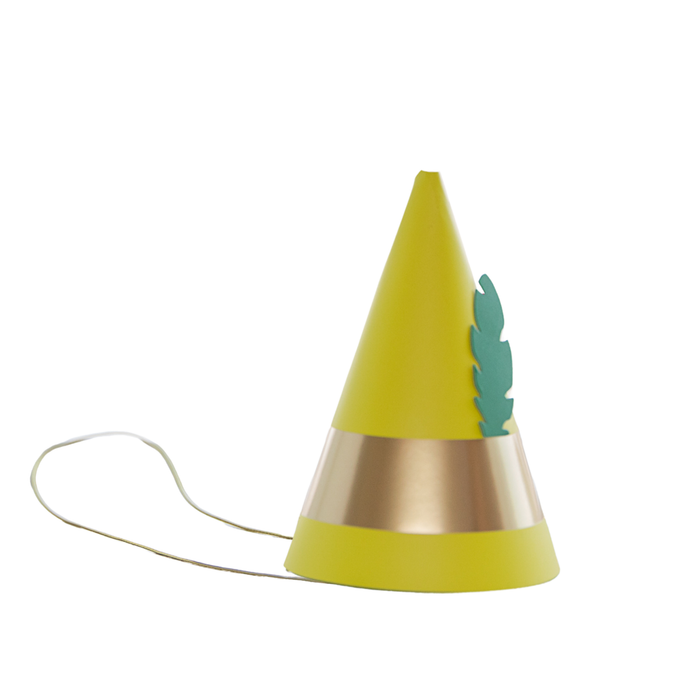 Elf Movie Party Hat in Yellow design