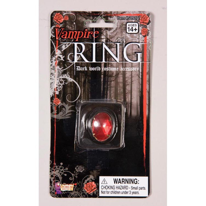 Vampire Ring shown against a plain white background — a Halloween costume accessory.