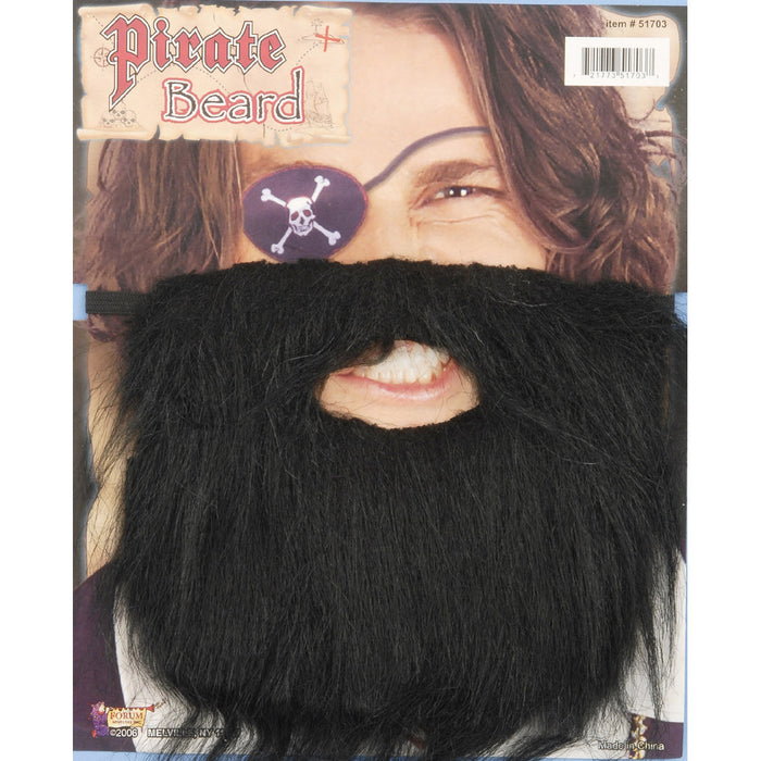 Pirate Beard shown against a plain white background — a Halloween costume accessory.