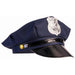 Police Hat shown against a plain white background — a Halloween costume accessory.