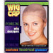 Black Wig Cap shown against a plain white background — a Halloween costume accessory.