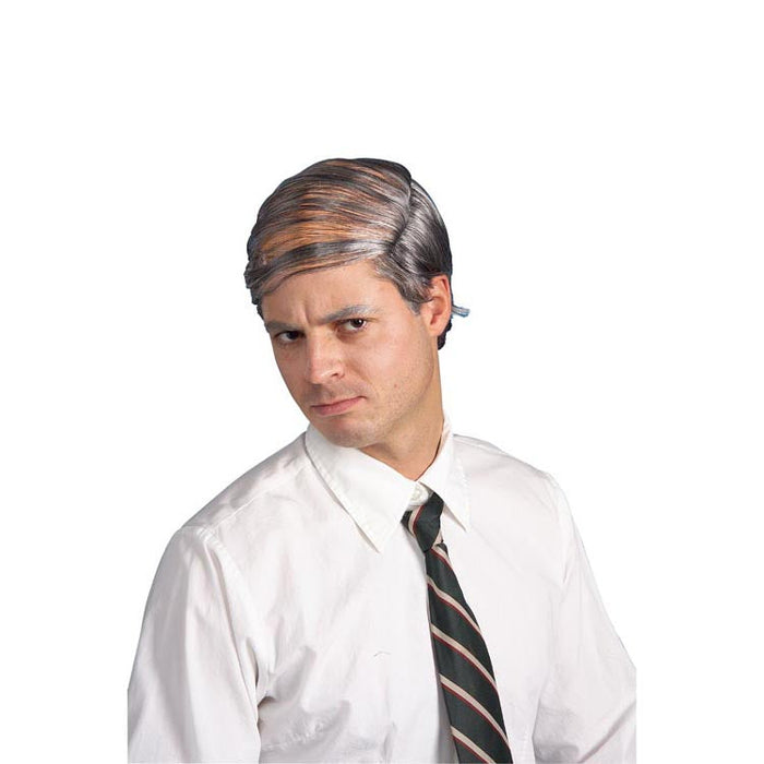 Wig Bald Man Combover shown against a plain white background — a Halloween costume accessory.
