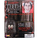 Vampire Fangs with / Blood shown against a plain white background — a Halloween costume accessory.