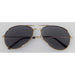 Gold Aviator Glasses shown against a plain white background — a Halloween costume accessory.