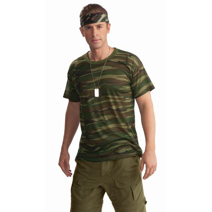 Dog Tags shown against a plain white background — a Halloween costume accessory.