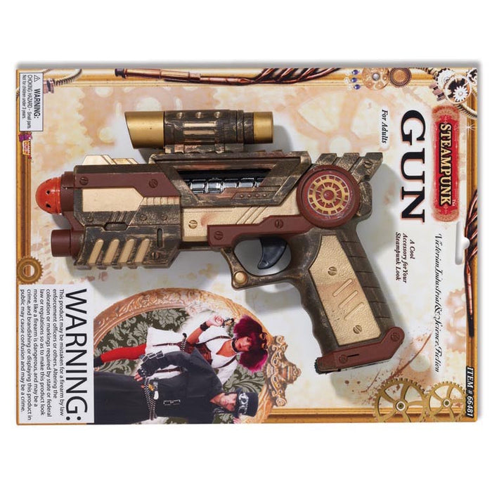 Steampunk Space Gun shown against a plain white background — a Halloween costume accessory.