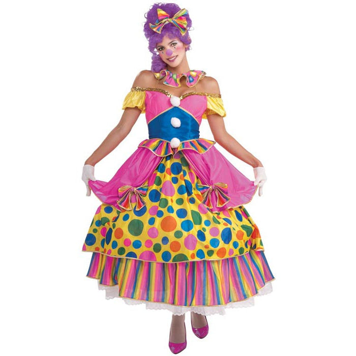 Purple Nose Circus Sweat shown against a plain white background — a Halloween costume accessory.