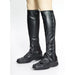 Black Boot Spats Steampunk shown against a plain white background — a Halloween costume accessory.