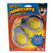 Metal Hndcffs shown against a plain white background — a Halloween costume accessory.