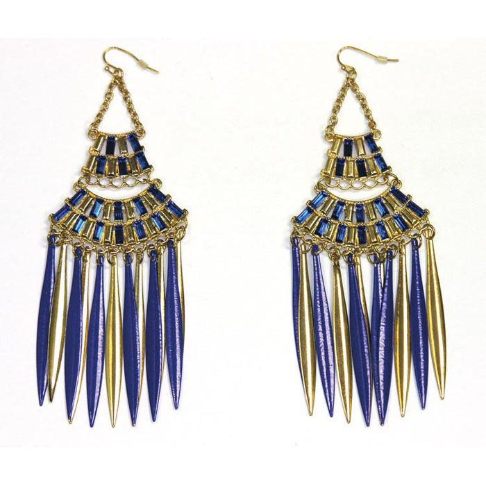 Egyptn Earrings shown against a plain white background — a Halloween costume accessory.