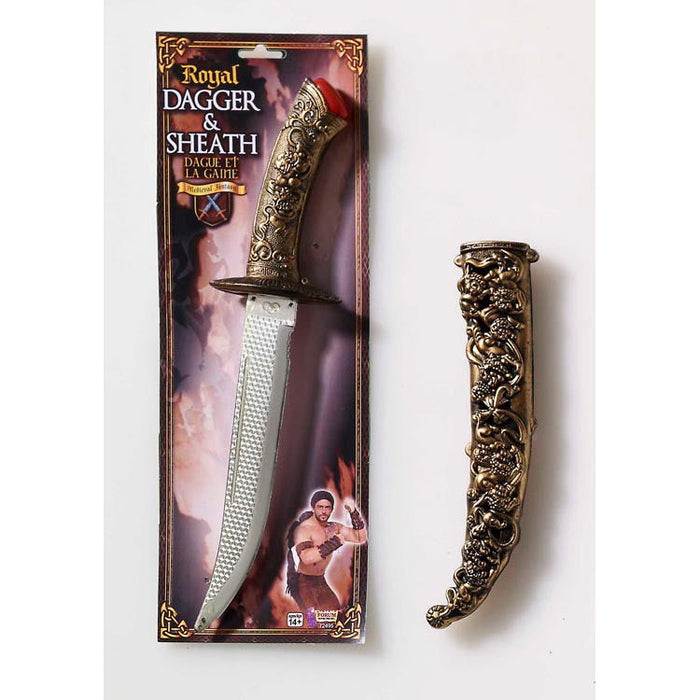 Dagger with / Sheath shown against a plain white background — a Halloween costume accessory.