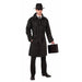 Spy Trench Coat shown against a plain white background — a Halloween costume accessory.