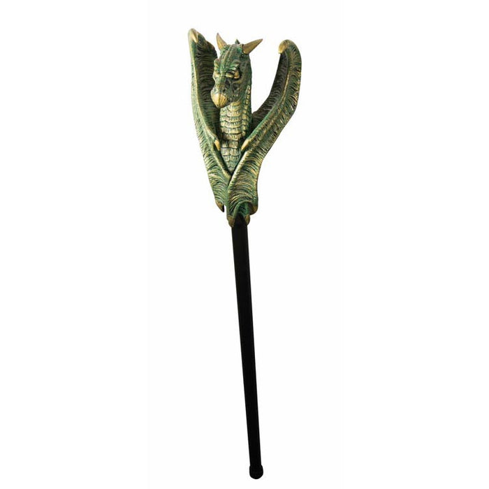 Wizard Dragon Staff shown against a plain white background — a Halloween costume accessory.