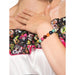 Skull Bracelet Day of the Dead shown against a plain white background — a Halloween costume accessory.