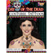Bdy / Chst Tat Day of the Dead shown against a plain white background — a Halloween costume accessory.