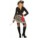 Female Deluxe Jckt Pirate shown against a plain white background — a Halloween costume accessory.