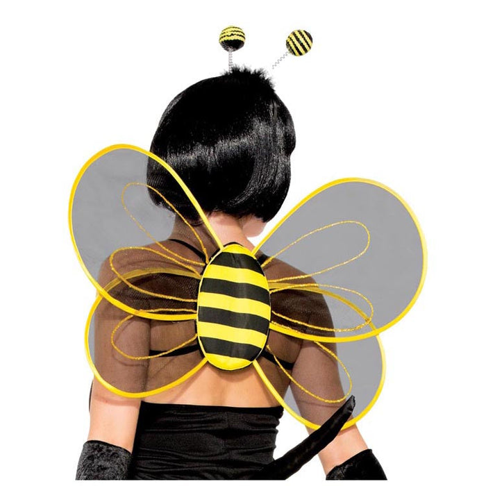 Bumble Bee Wings shown against a plain white background — a Halloween costume accessory.