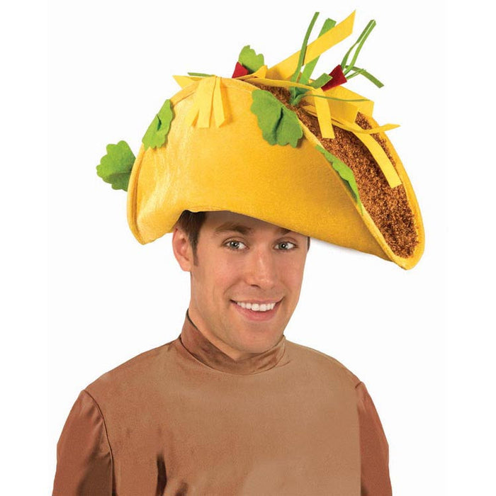 Taco Hat shown against a plain white background — a Halloween costume accessory.