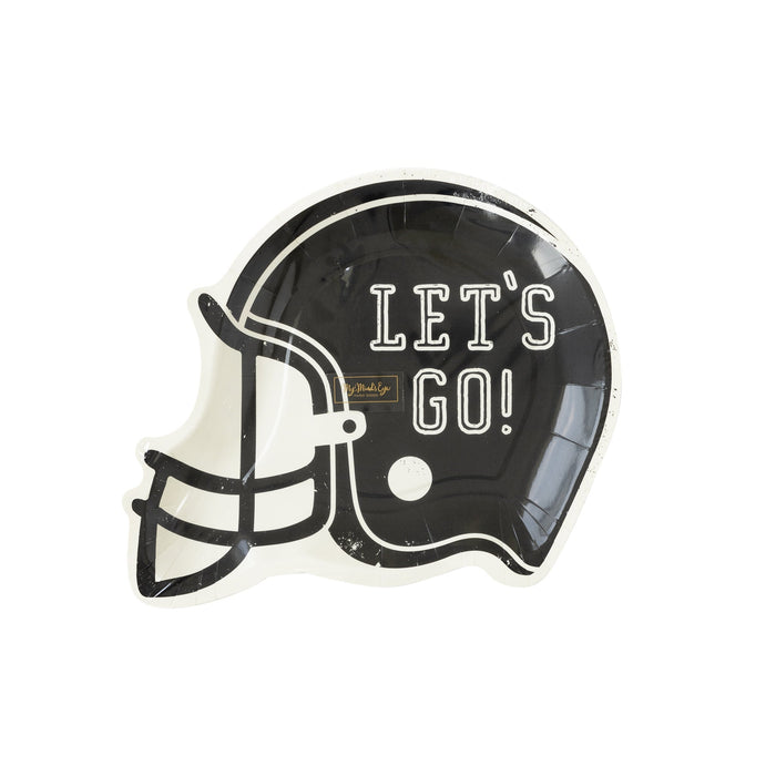 Football Helmet Shaped Paper Plate | 1ct