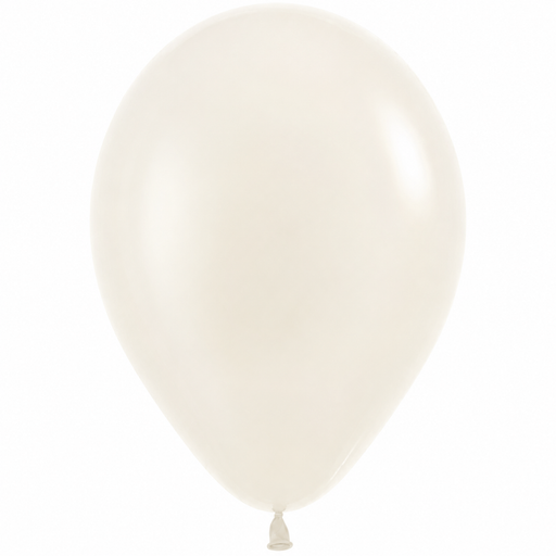 Fashion White 11-inch latex balloon with soft white color