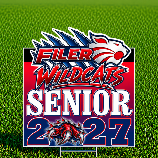 Filer High School 2027 SR Yard Sign 22"x28" | 1ct