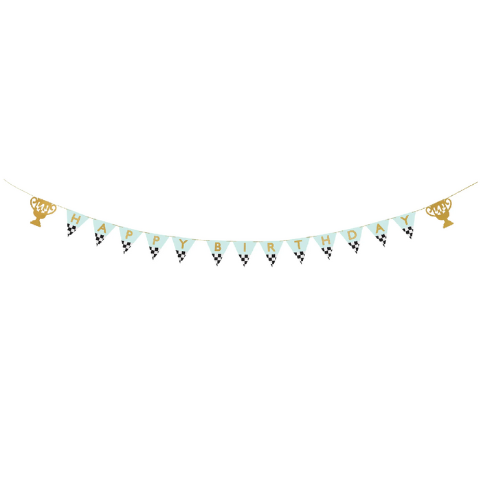 Flaming Racer B-Day Banner | 1ct