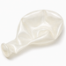 Single uninflated 11" crystal clear latex balloon