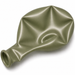 Uninflated 11-inch Eucalyptus latex balloon for party decorations, balloon bouquets, and garlands.