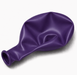 Uninflated 11-inch Fashion Violet latex balloon for party decorations, balloon bouquets, and garlands.