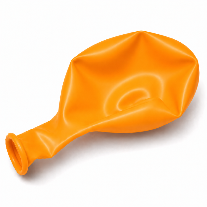 Uninflated 11-inch Honey Yellow latex balloon for party decorations, balloon bouquets, and garlands.