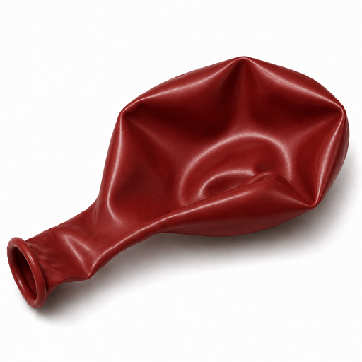 Imperial Red, 11" Latex Single Balloon | Does Not Include Helium