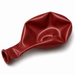 Uninflated 11-inch Imperial Red latex balloon for party decorations, balloon bouquets, and garlands.
