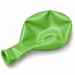 Uninflated 11-inch Key Lime Green latex balloon for party decorations, balloon bouquets, and garlands.