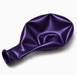 Uninflated 11-inch Metallic Violet latex balloon for party decorations, balloon bouquets, and garlands.