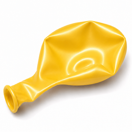 Metallic Yellow, 11" Latex Single Balloon | Does Not Include Helium