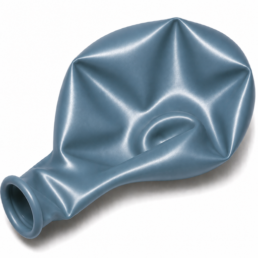 Reflex Blue, 11" Latex Single Balloon | Does Not Include Helium