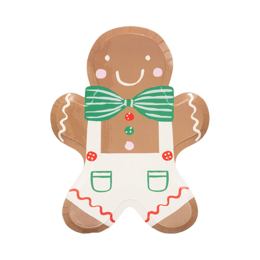 Gingerbread Man Plate | 1ct