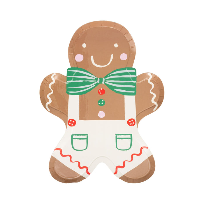 Gingerbread Man Plate | 1ct