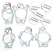 Ghostbusters Mini Puff Ghost Wood Figure Cutouts | 5ct