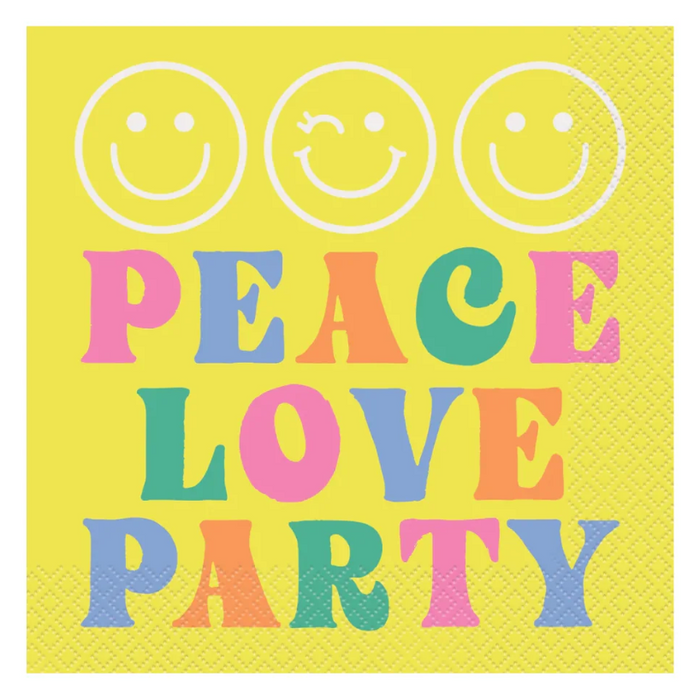 Groovy Retro Lunch Napkin | 16ct