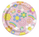Groovy B-Day Paper Plates 9in | 8ct