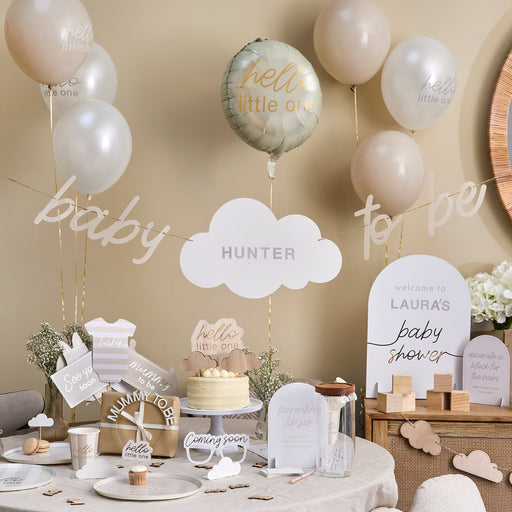 'Baby To Be' Customizable Card Banner 2m | 1ct