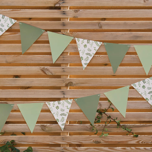 Botanical Flag Card Garland 2.5m | 1ct