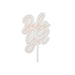 Product photo of Pink 'Baby Girl' Acrylic Cake Topper — a Hootyballoo party product shown on a plain background.