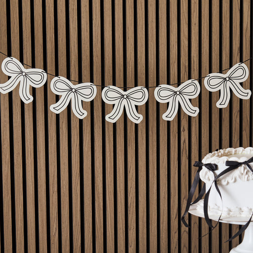 Bow Card Garland 2m | 1ct