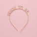 Product photo of Bride to Be Metal Headband — a Hootyballoo party product shown on a plain background.