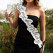 Product photo of Silver 'It's My Birthday' Paper Sash — a Hootyballoo party product shown on a plain background.