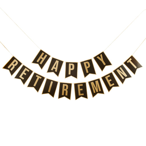 Happy Retirement Card Banner x2 2m | 1ct